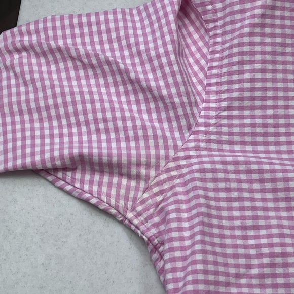 Ralph Lauren Men’s Pink White Check Pattern Long Sleeve Dress Shirt. Small. - Picture 10 of 11